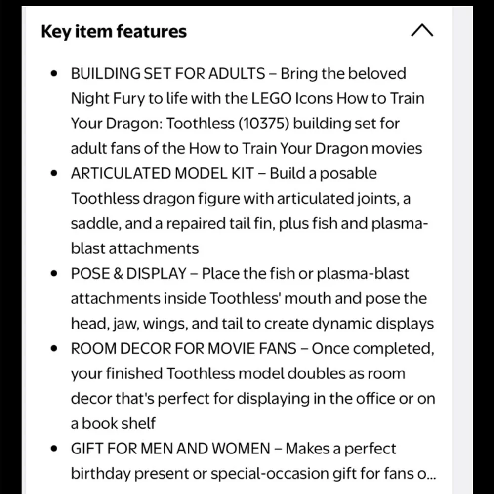 LEGO How to Train Toothless Dragon 10375 784Pcs 18+ NIB Sealed